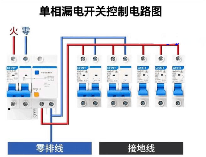 三相四線制電路中可以使用單相漏電保護器嗎?